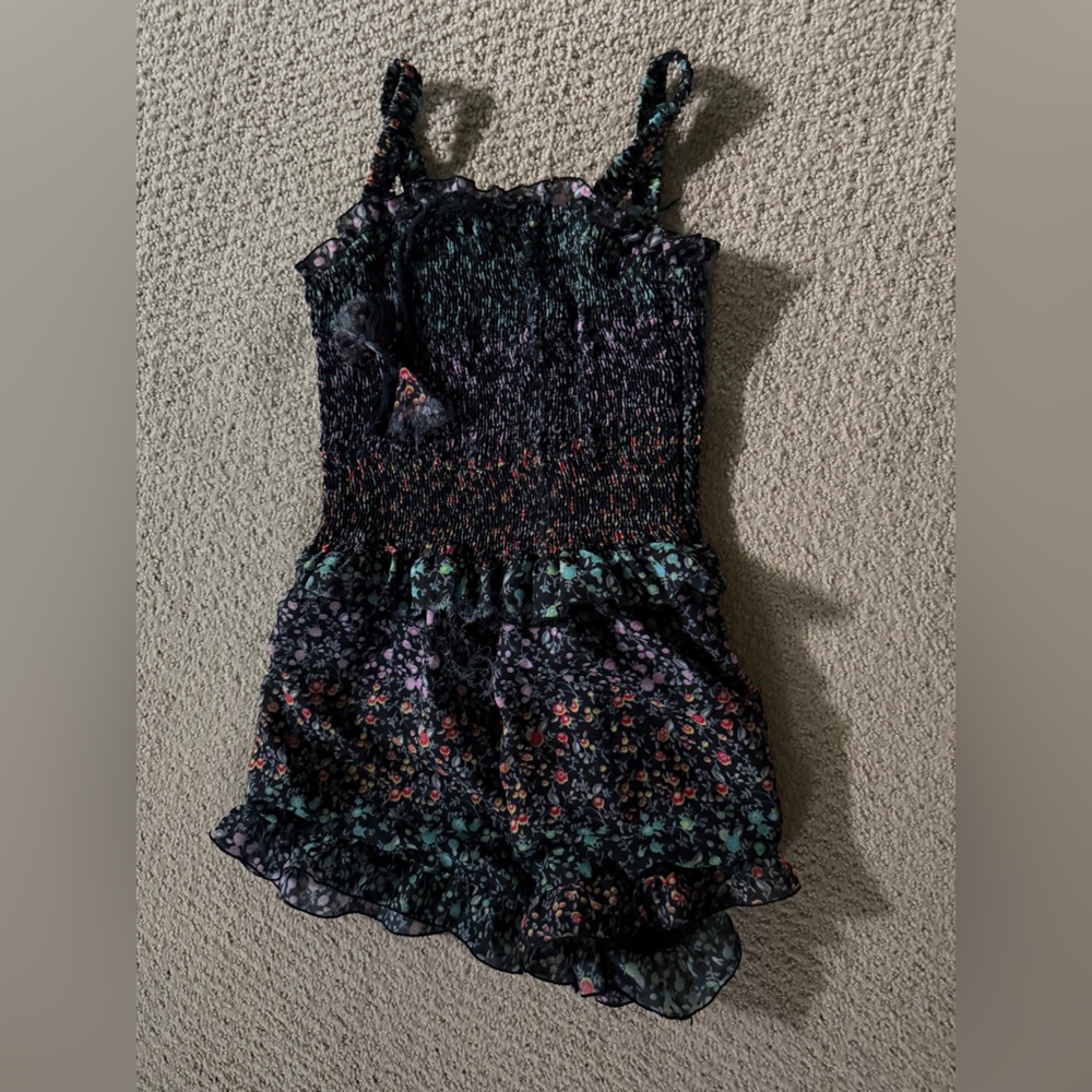 Flowers By Zoe - Pink Jewel Floral Romper